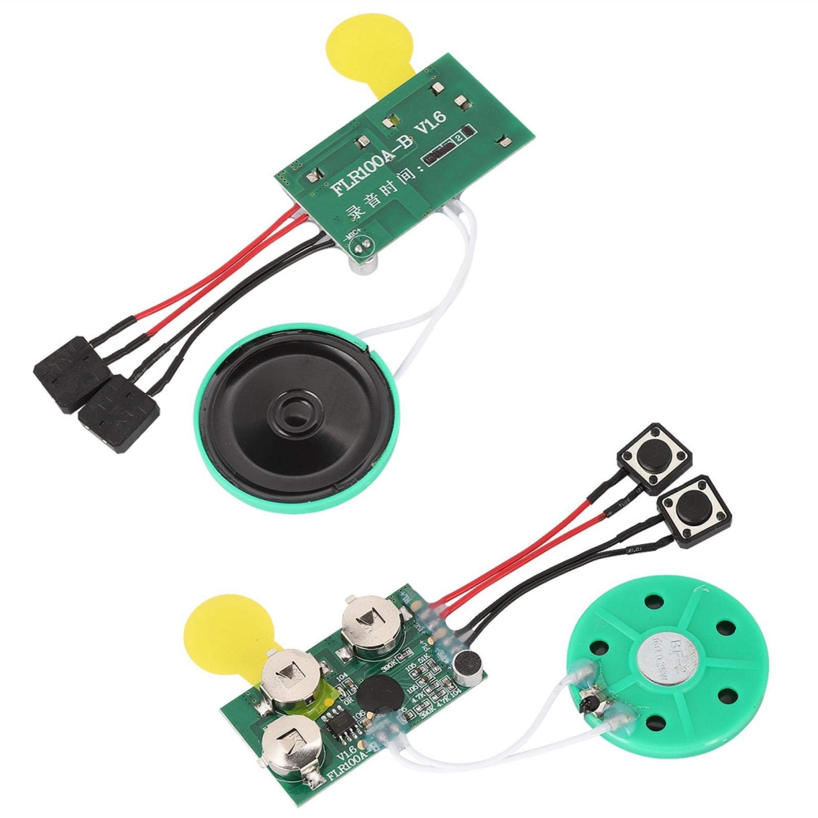 Kuuleyn Modulo Vocale 120 Secondi Chip Audio Registrabile Pulsante