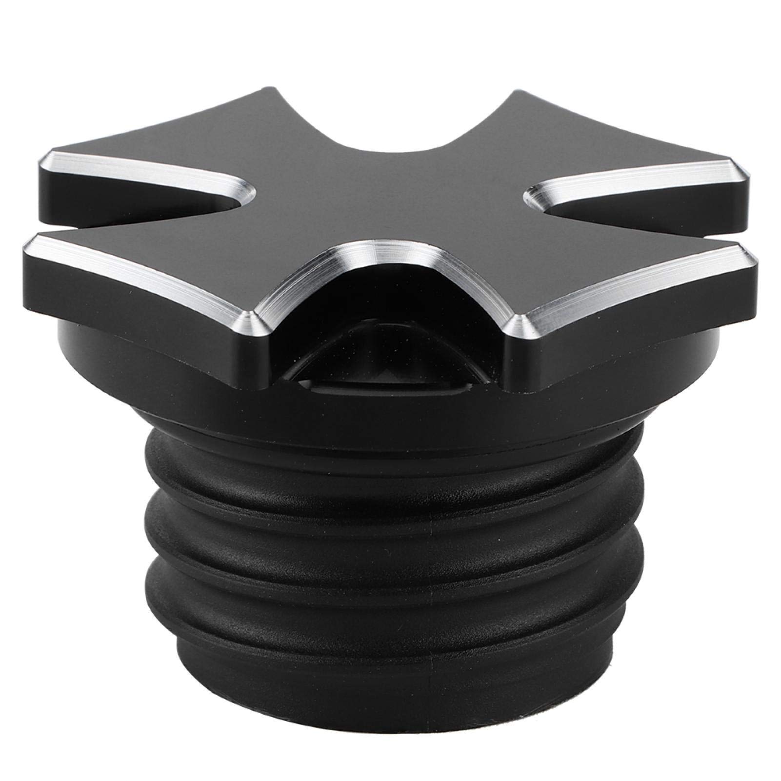 Kuuleyn tappo serbatoio moto alluminio nero universale