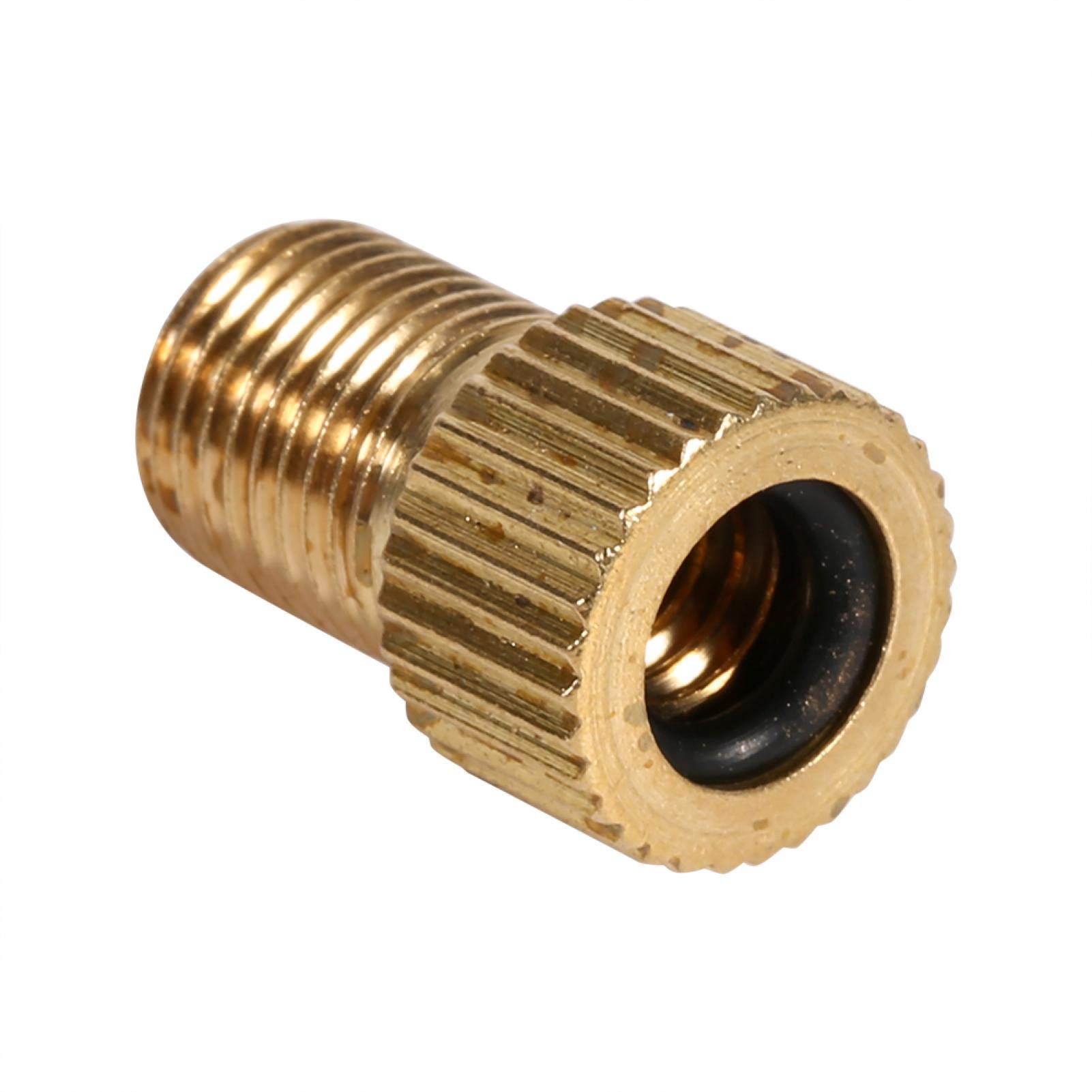 Kuuleyn Adattatore Valvola Bici Presta-Schrader Oro 1pz