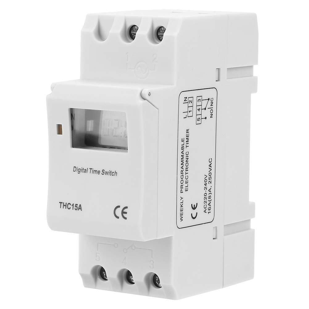 Kuuleyn THC15A Interruttore Orario 220V 16A LCD Settimanale