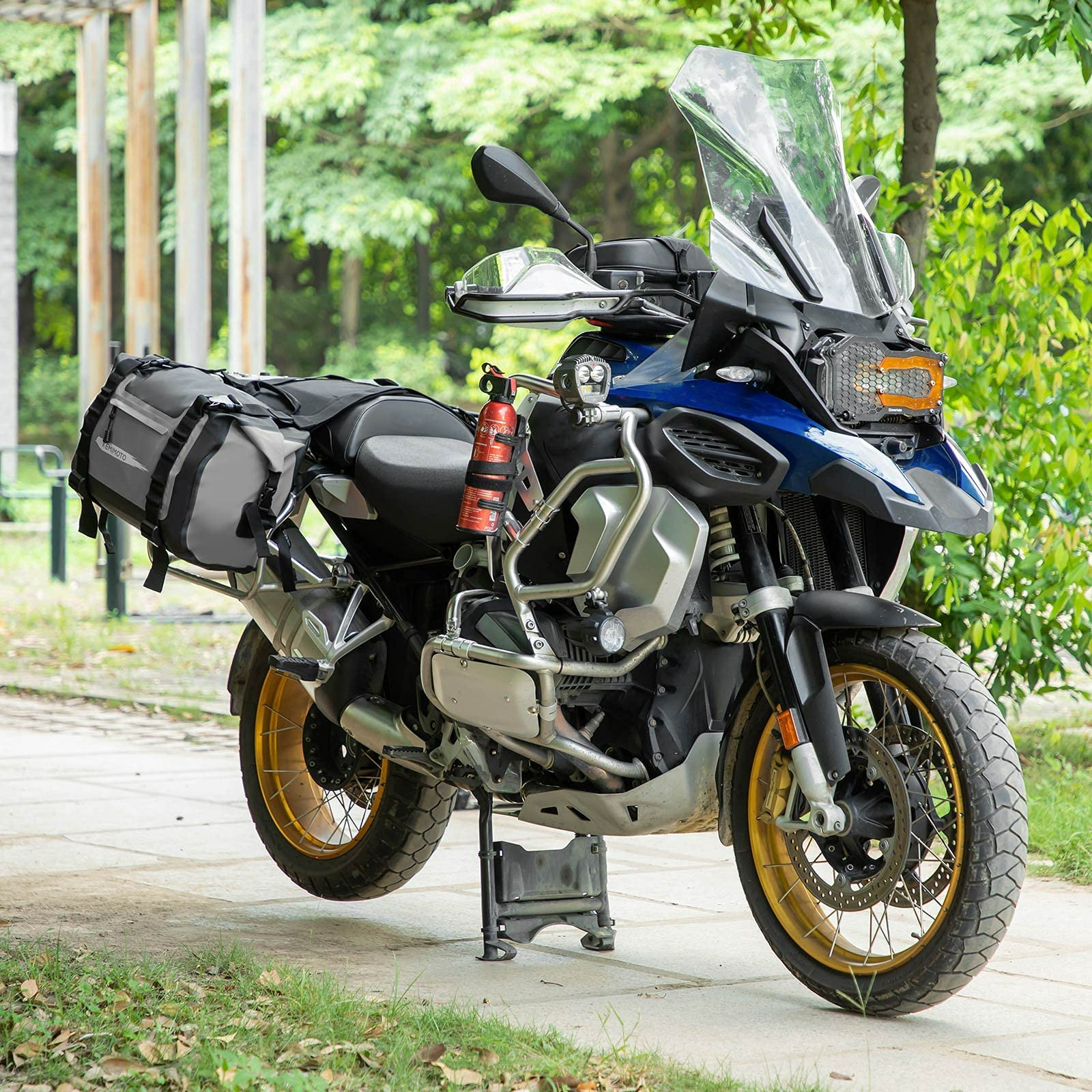 KEMIMOTO Borse Laterali Moto Impermeabili 50L 25Lx2