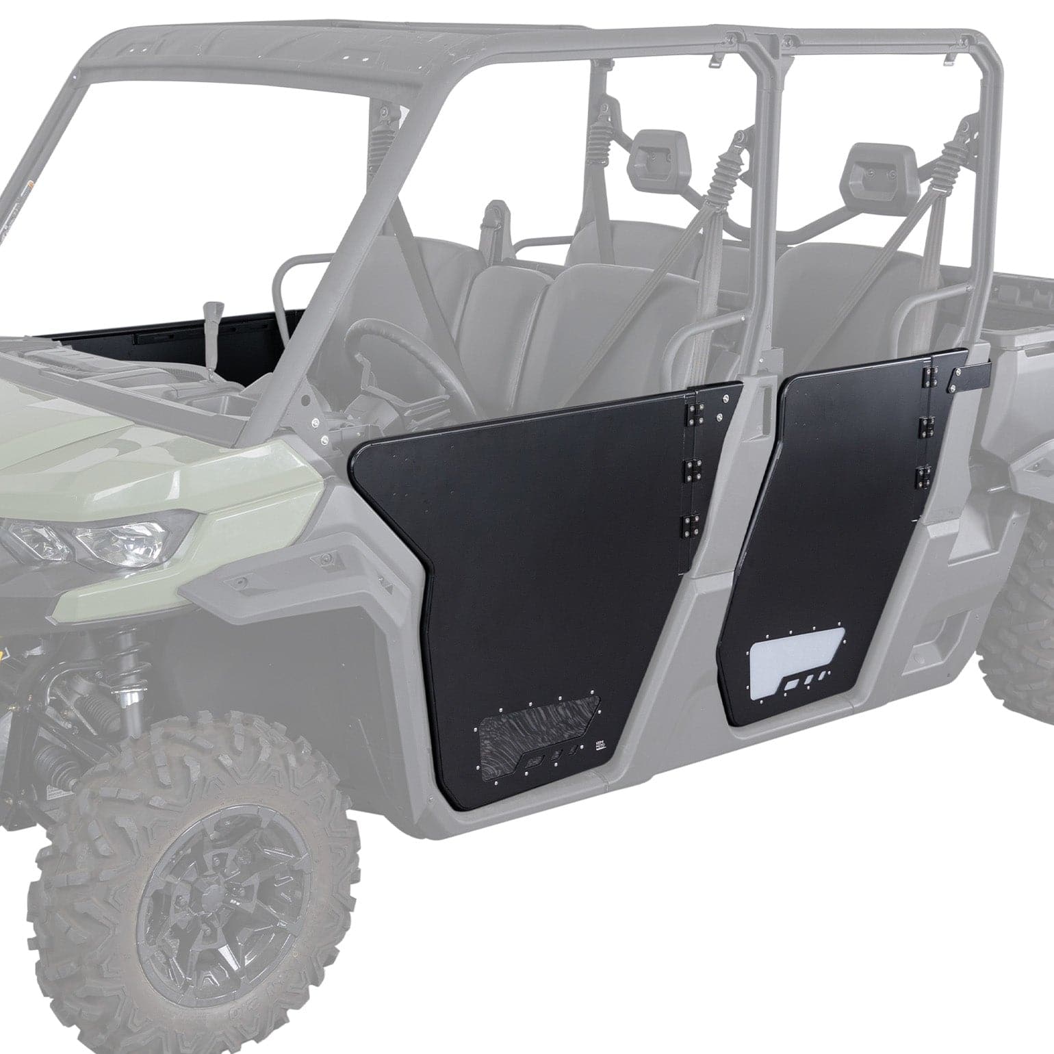 KEMIMOTO Defender MAX mezze porte alluminio 2 mm visibilità