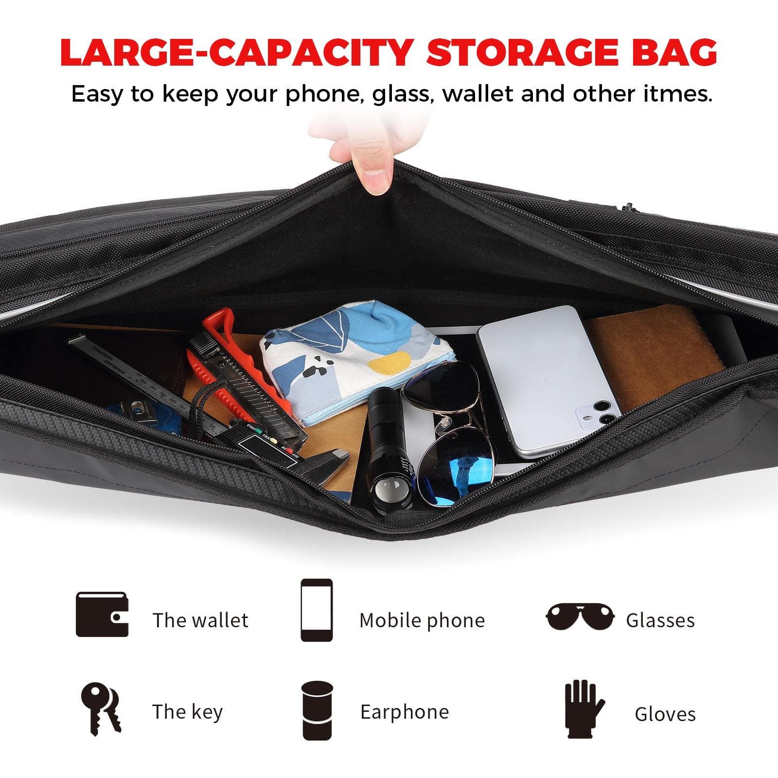 KEMIMOTO Borsa Sottotetto per Polaris RZR XP 1000 Impermeabile