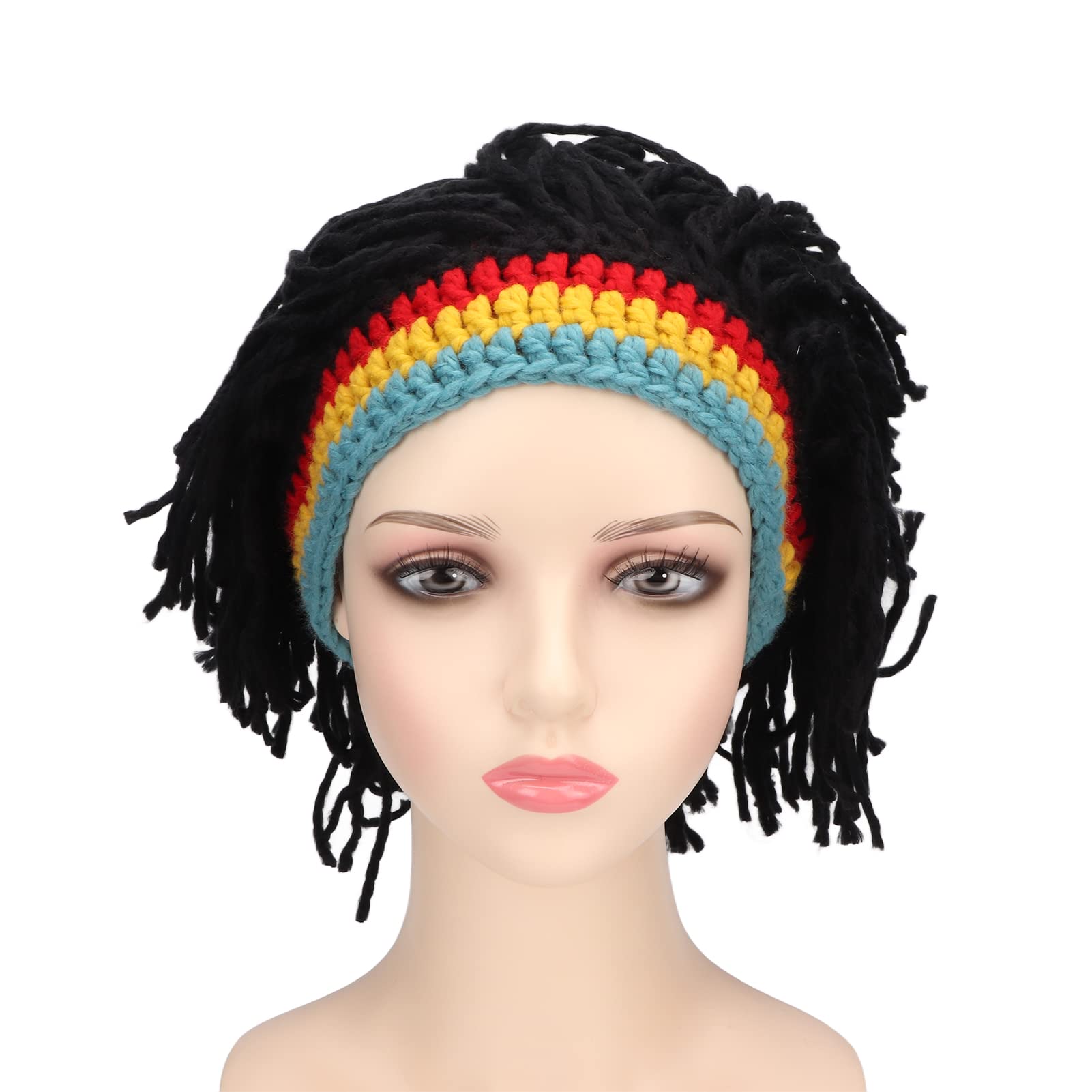 Kuuleyn Berretto Lavoro Maglia con Dreadlocks Unisex Caldo