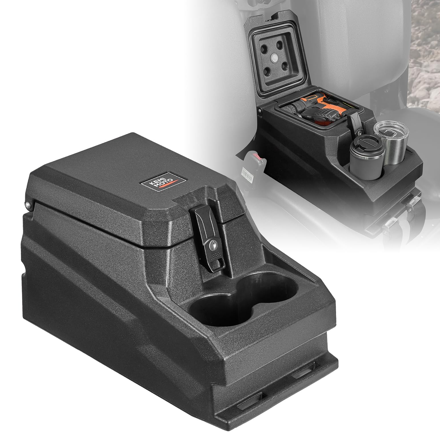 KEMIMOTO Defender HD bracciolo console box 13L con serratura