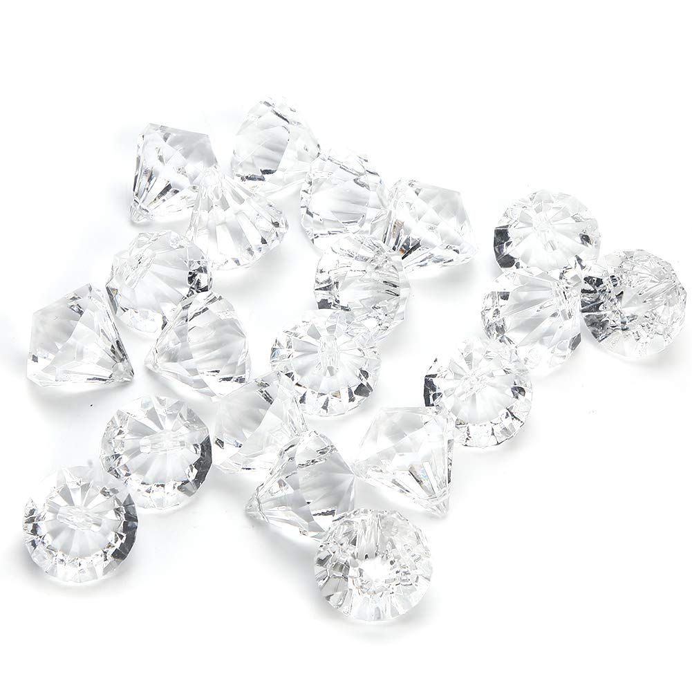 AOWINHIT Ciondoli Diamante Acrilico 2,5 cm 20 Pezzi fai da te