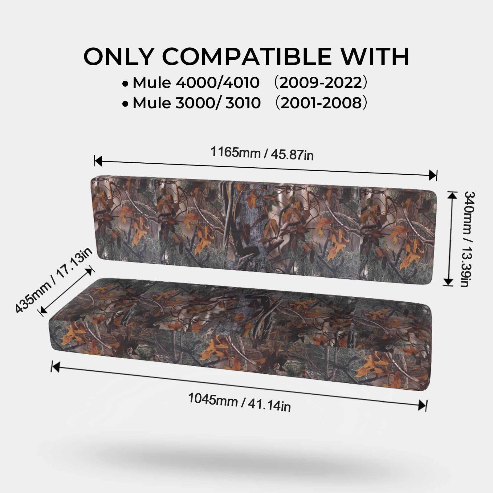KEMIMOTO B0109-00402 coprisedile UTV mimetico per Mule