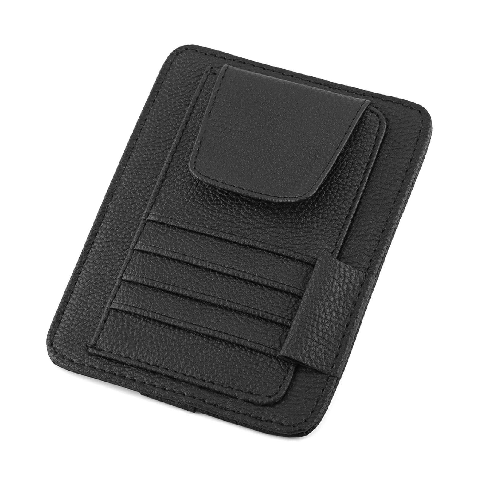 Kuuleyn organizer visiera auto pelle nero