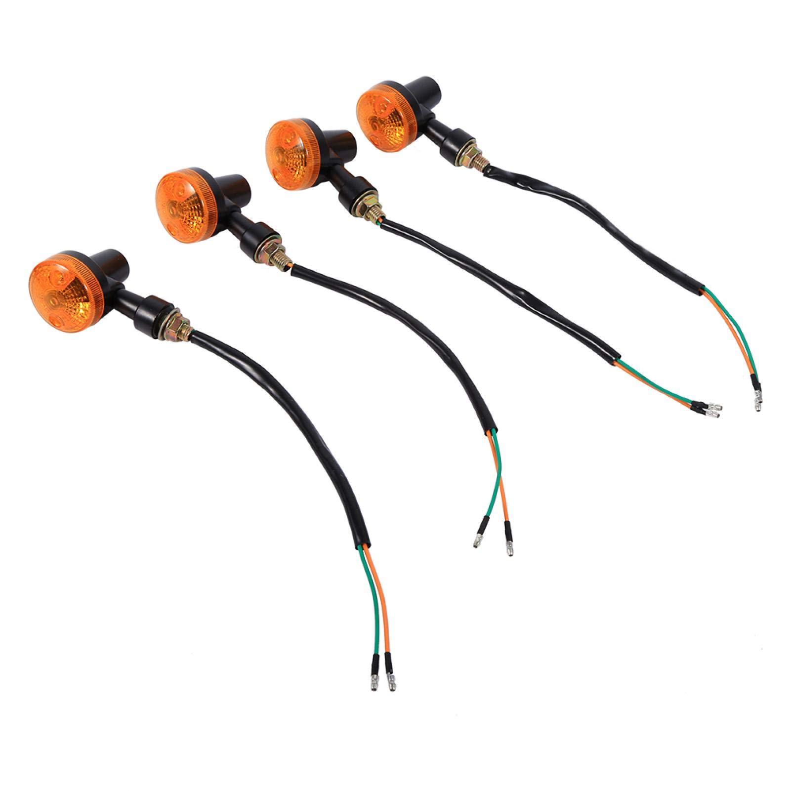 Kuuleyn Indicatori Moto 12V ambra 4 pezzi