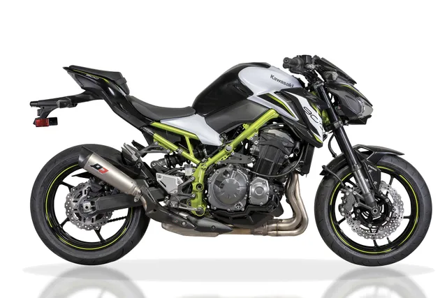 QD Exhaust Tri-Cone Z900 silenziatore titanio Euro4
