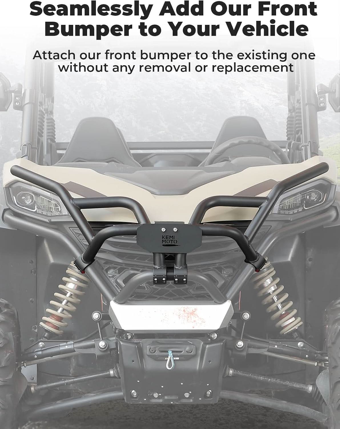 KEMIMOTO ZForce 950 paraurti anteriore acciaio