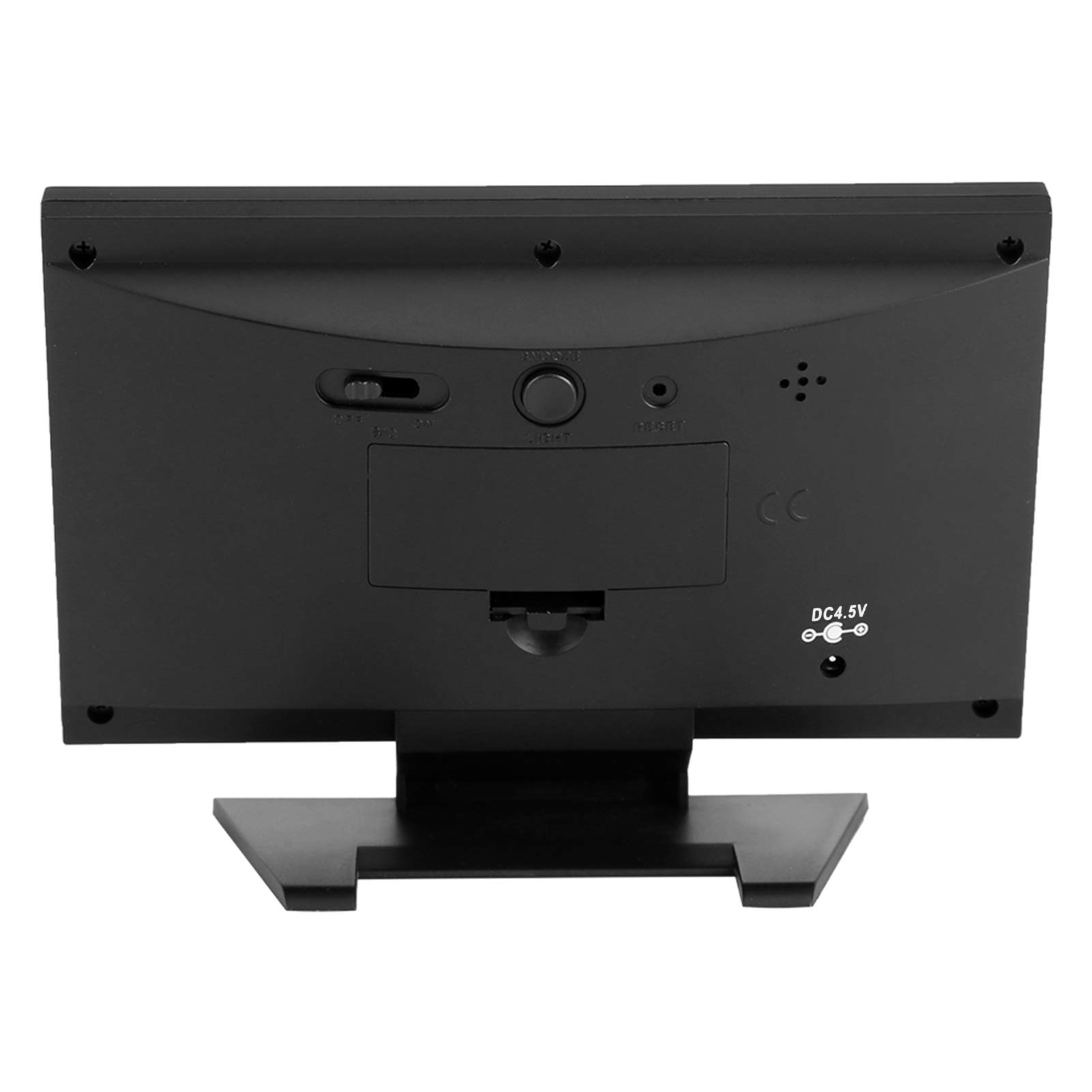 Kuuleyn igrometro digitale LCD nero con sveglia