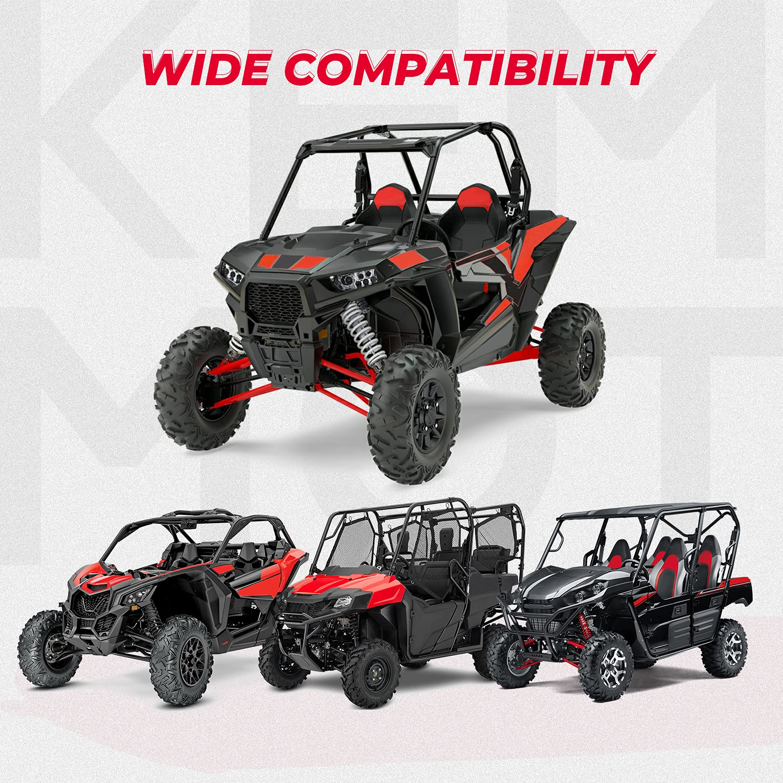 KEMIMOTO Porta Fucile UTV 1,75-2” acciaio 2 pezzi