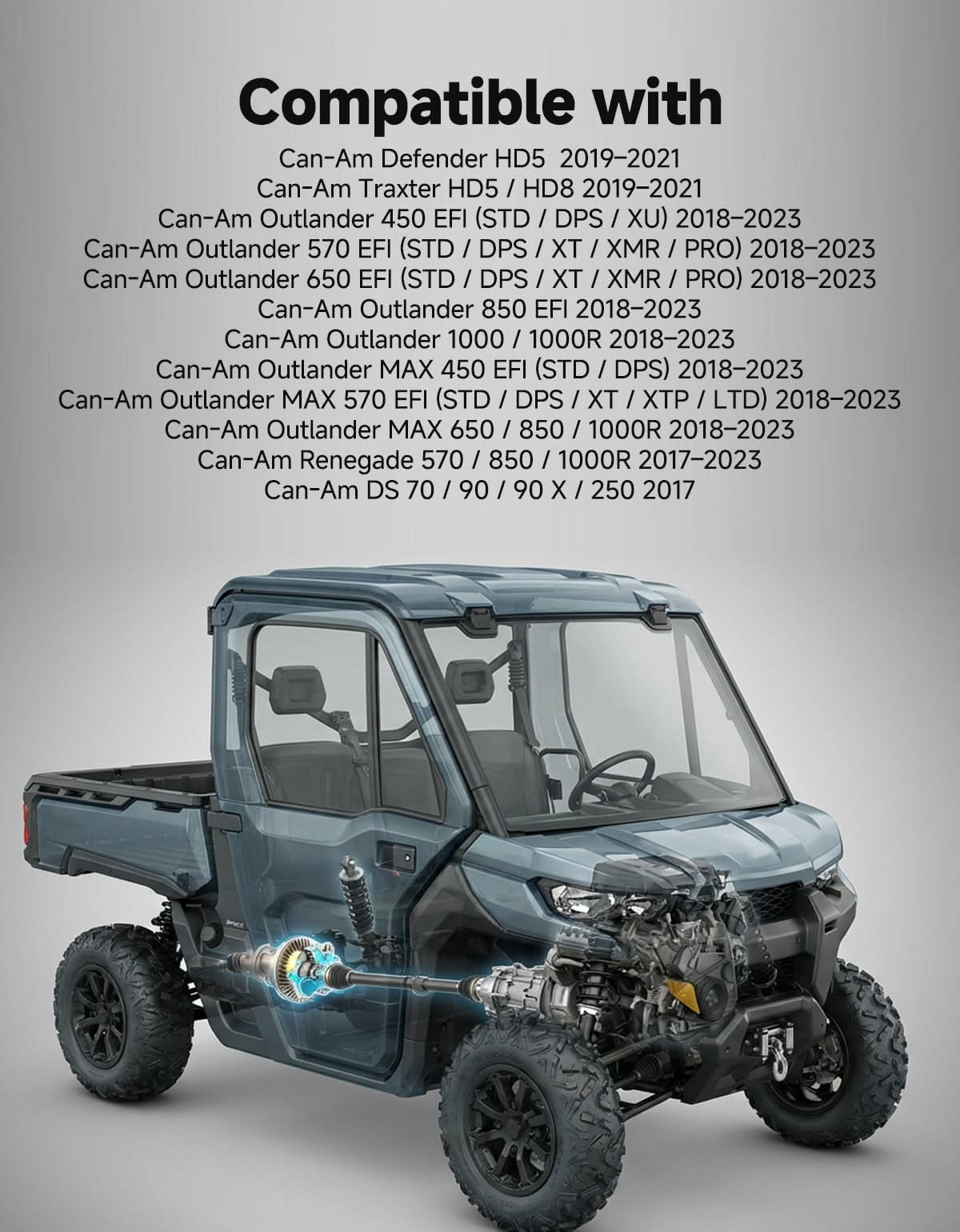 KEMIMOTO Defender differenziale ricambio diretto