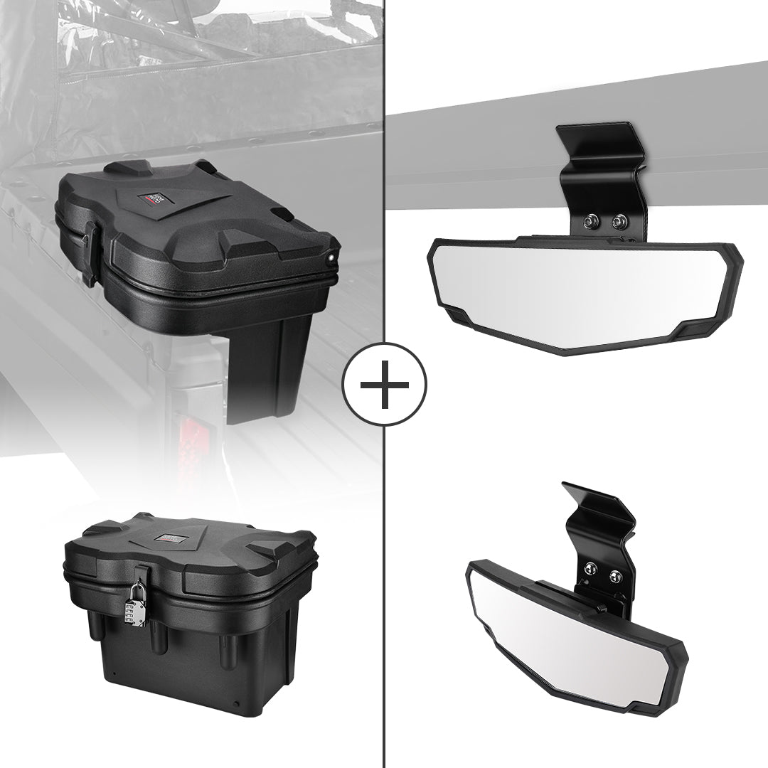 KEMIMOTO Bauletto + Specchietto Polaris Ranger Set