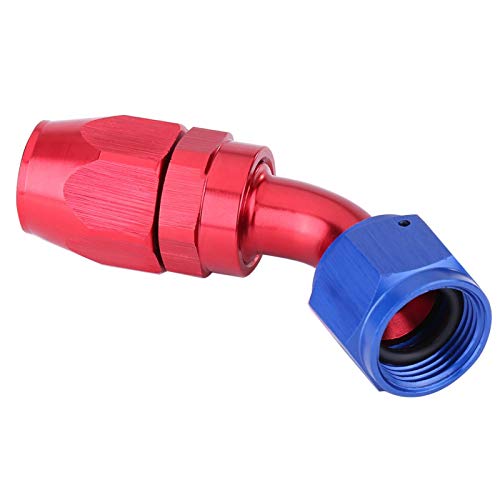 Kuuleyn AN10 raccordo tubo carburante 45° blu rosso