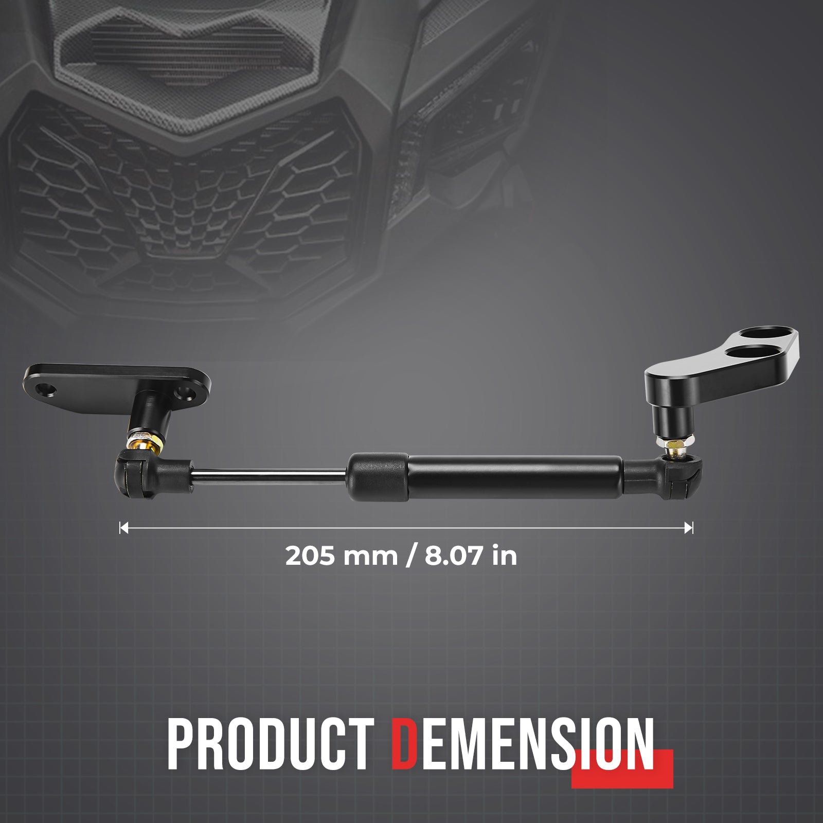 Kemimoto Maverick X3 pistoncini porta neri coppia apertura auto