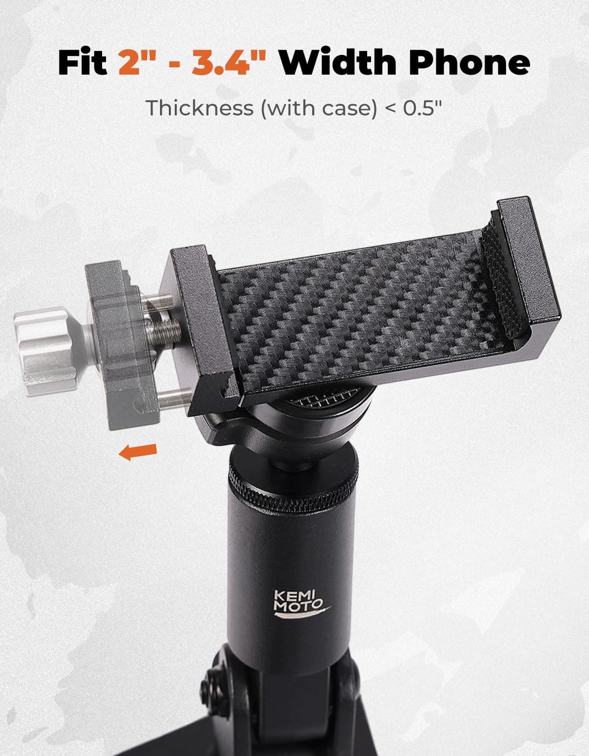 KEMIMOTO Maverick X3 Supporto Telefono CNC 360° Alluminio
