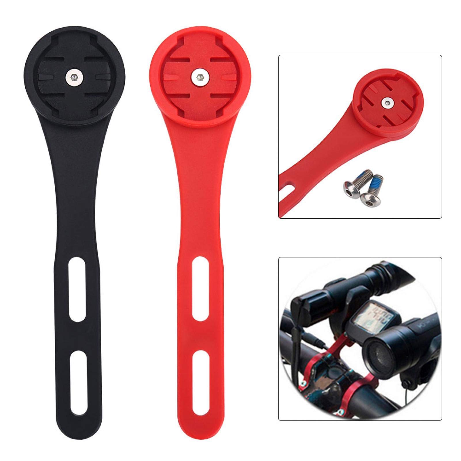 Kuuleyn Supporto Manubrio Bici GPS Nero Garmin