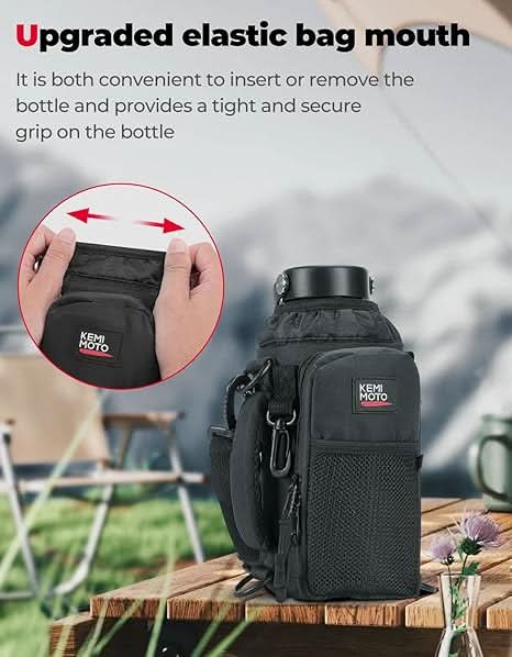 KEMIMOTO Borsa Portaborraccia 40 oz Tracolla 600D