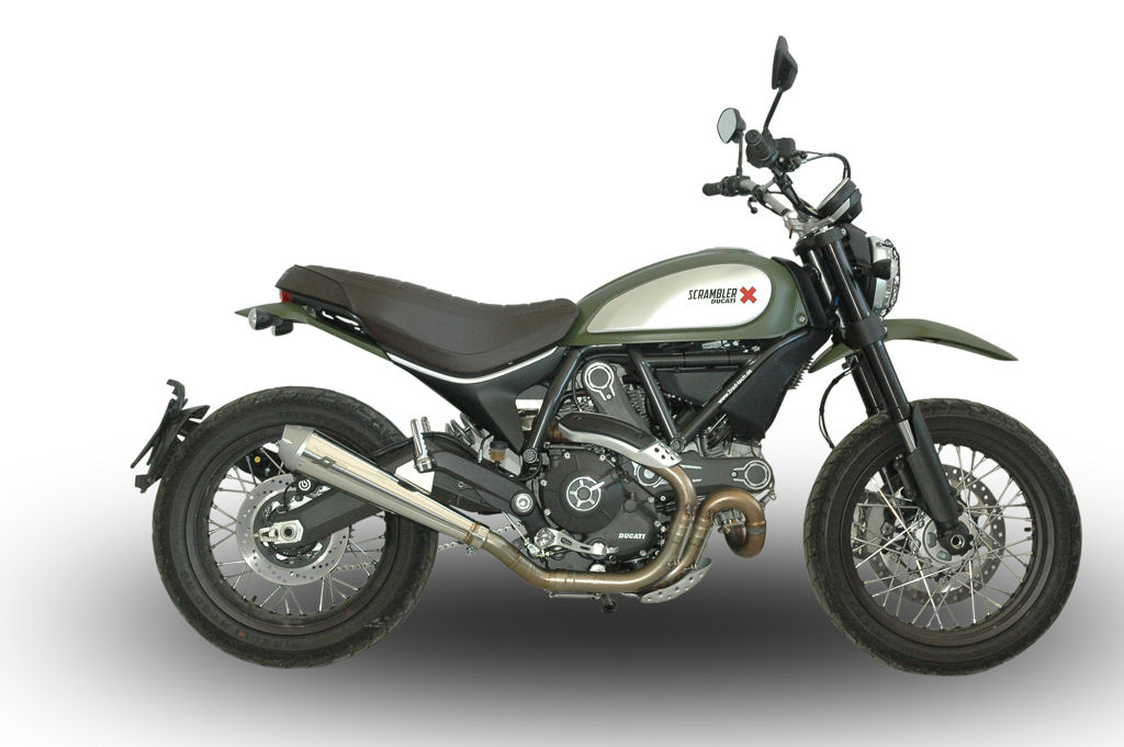 QD Exhaust Slip-On scarico omologato Ducati Scrambler Euro4