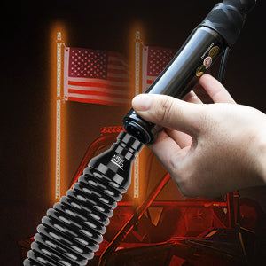 Kemimoto Whip Lights frustini LED 2 pezzi 3FT RGB IP67