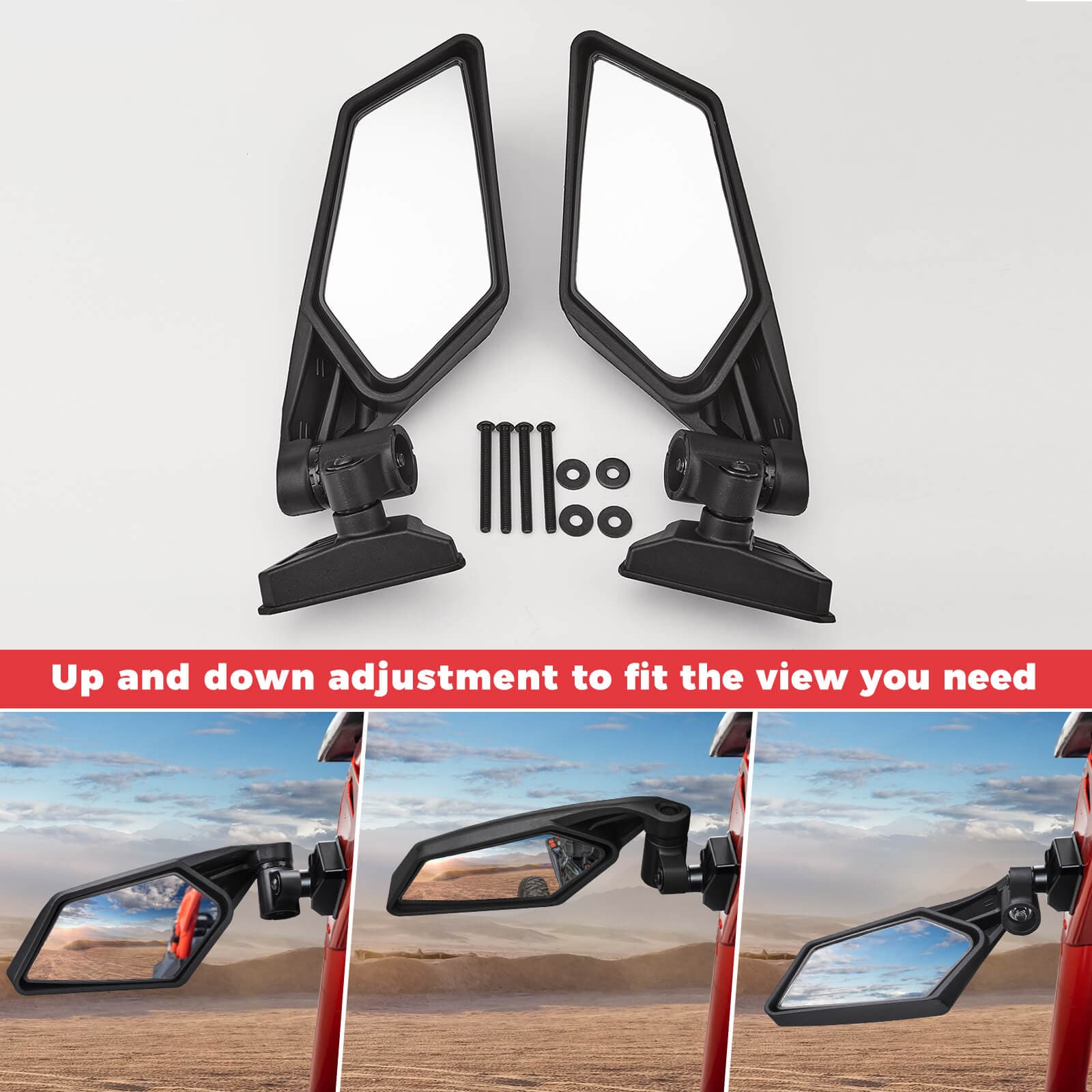 Kemimoto Maverick X3 borse porta + specchi laterali kit anteriore