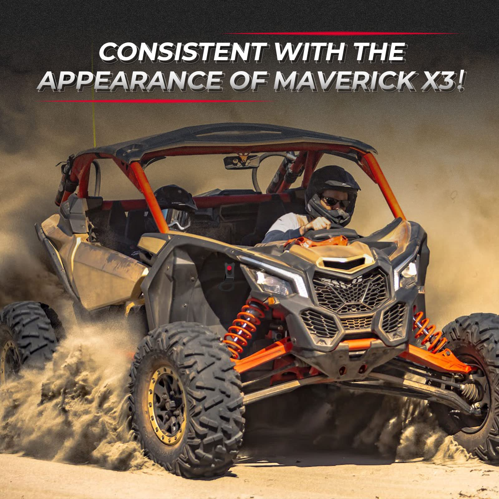 Kemimoto Maverick X3 ganci ancoraggio acciaio 4 pezzi