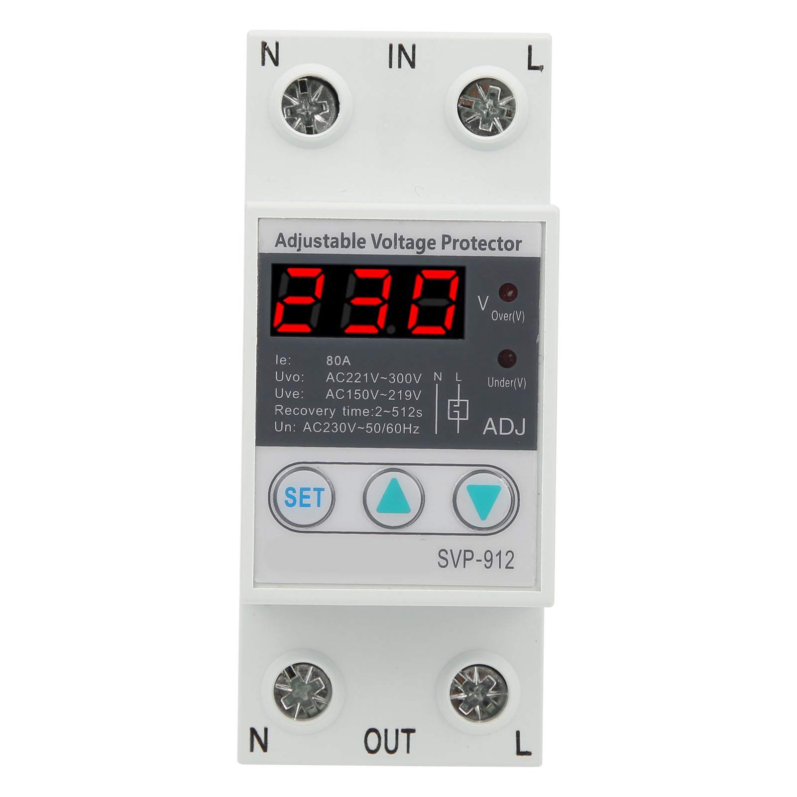 Kuuleyn SVP-912 Rele Protezione Tensione 230V 63A Voltmetro