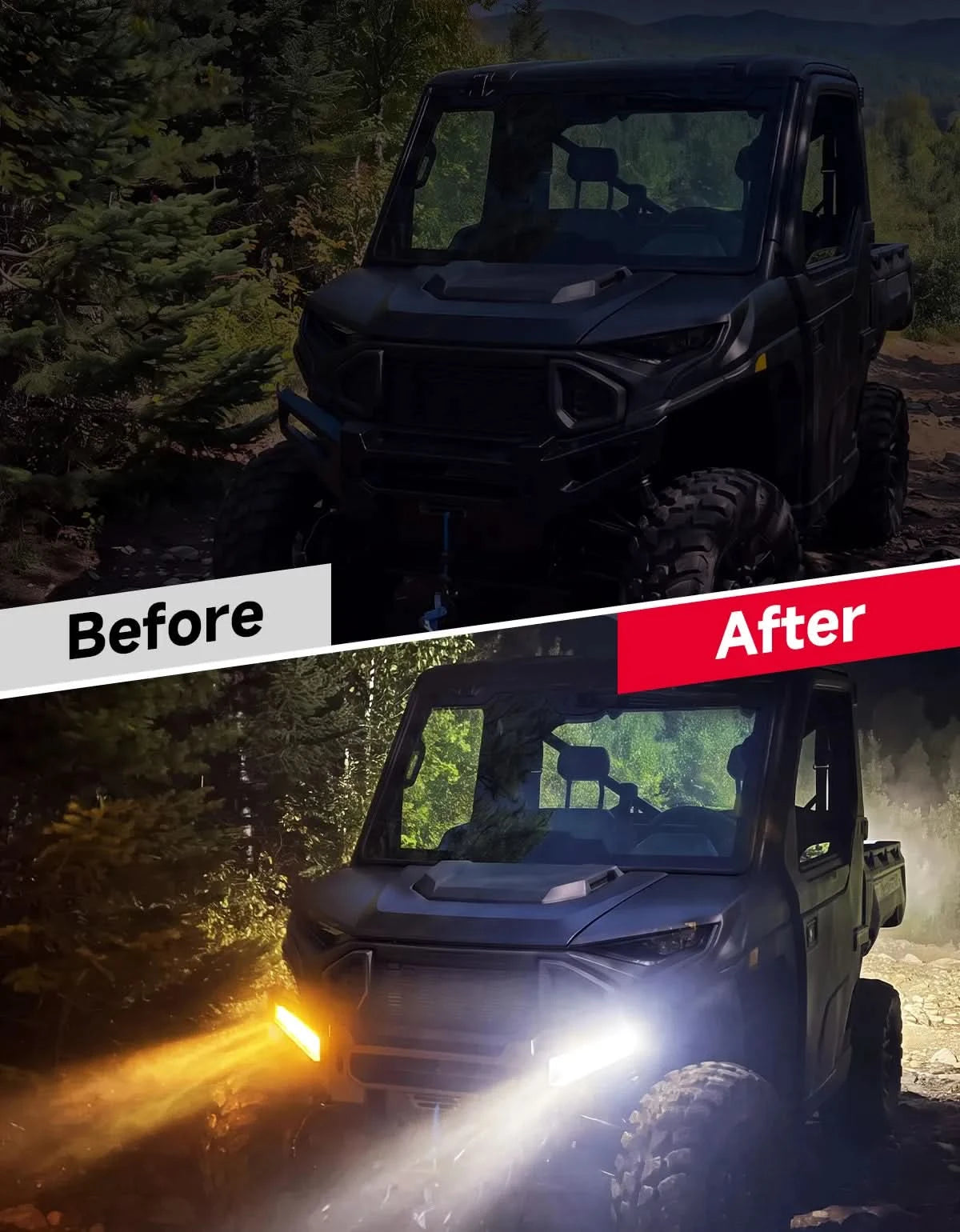 KEMIMOTO Ranger XD 1500 frecce paraurti LED 2 pezzi