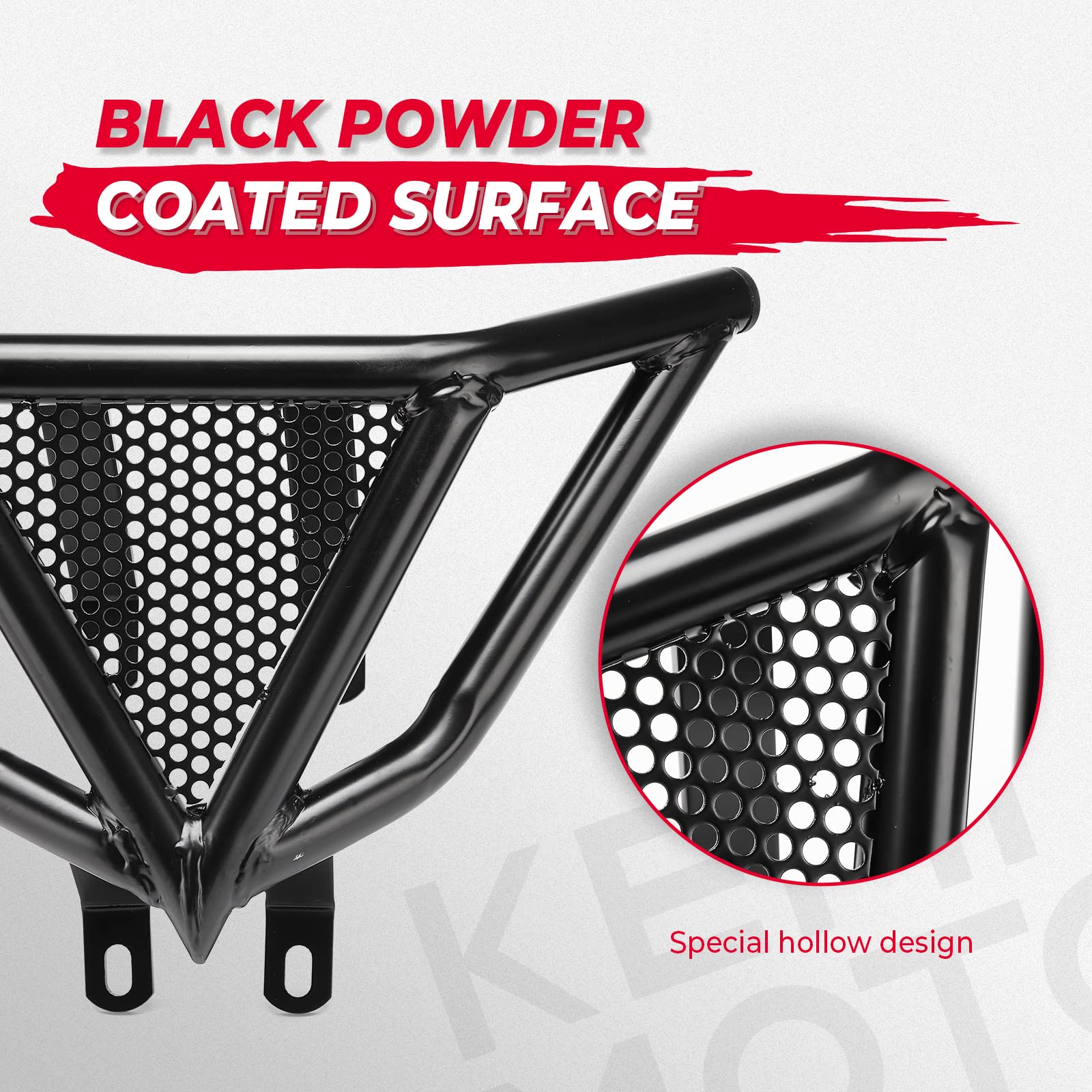 KEMIMOTO Raptor 700 paraurti anteriore acciaio nero