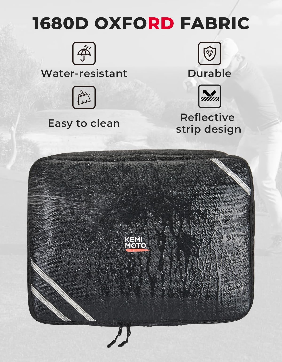 KEMIMOTO Organizer Baule Auto Golf 33L Pieghevole Impermeabile