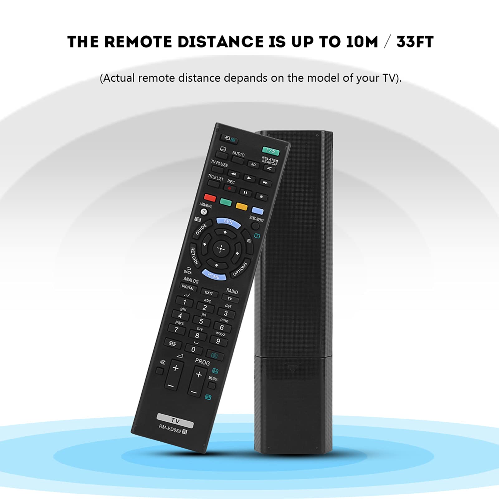 Kuuleyn RM-ED052 Telecomando TV Nero per Sony