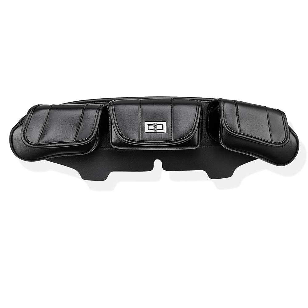 Kemimoto Touring Street Glide borsa parabrezza 3 tasche pelle