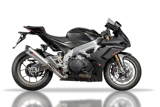 QD Exhaust Tronco-Cono scarico slip-on titanio Euro4