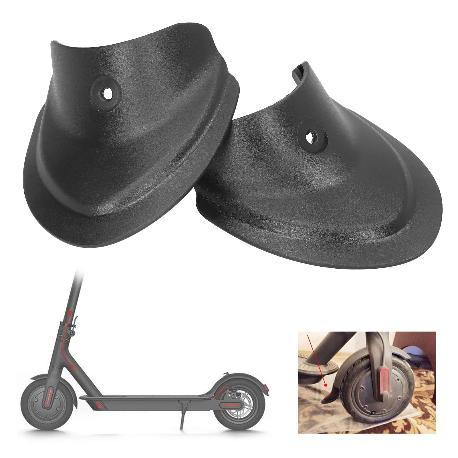 Kuuleyn parafango monopattino fishtail M365 2 pezzi gomma