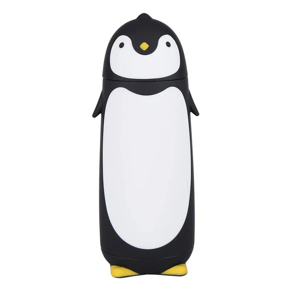 Kuuleyn Thermos Pinguino 300 ml Tazza Viaggio Nero Vetro