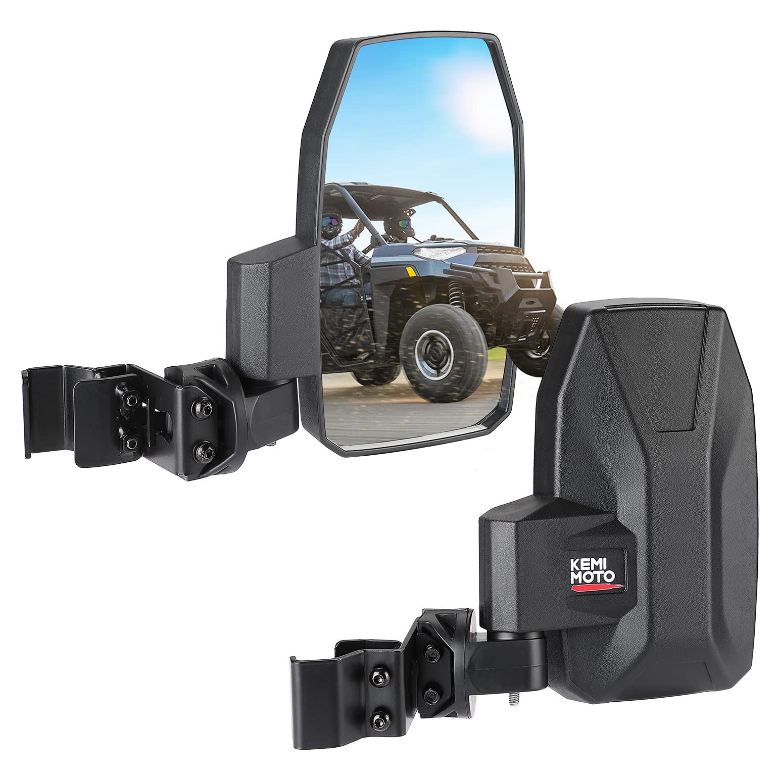 KEMIMOTO Specchietti UTV Larghi Coppia per Ranger XP Defender