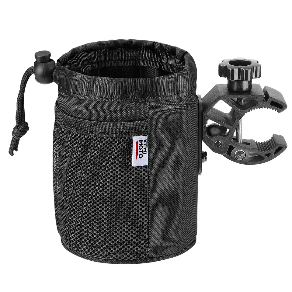 KEMIMOTO portabicchieri Oxford Medium con morsetto singolo nero