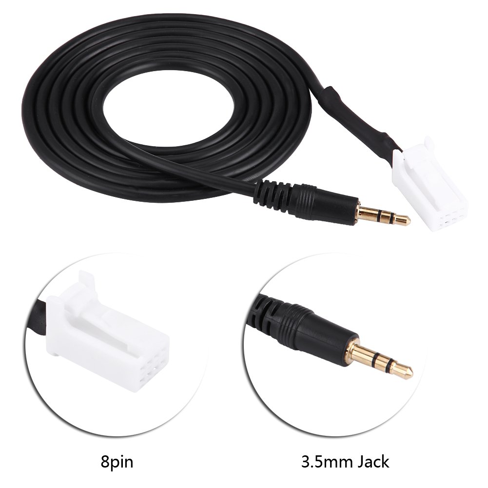 Kuuleyn Cavo AUX 8 pin jack 3,5mm cavo audio Suzuki