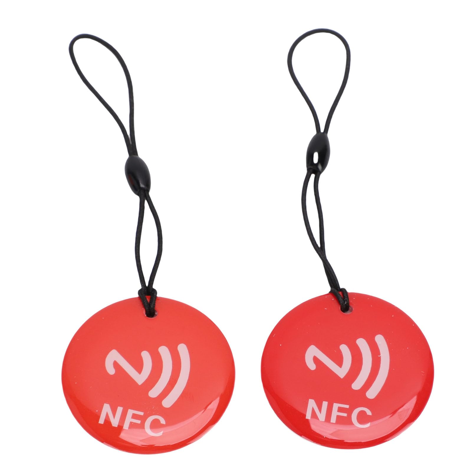 AOWINHIT portachiavi NFC NTAG213 rosso 10 pezzi