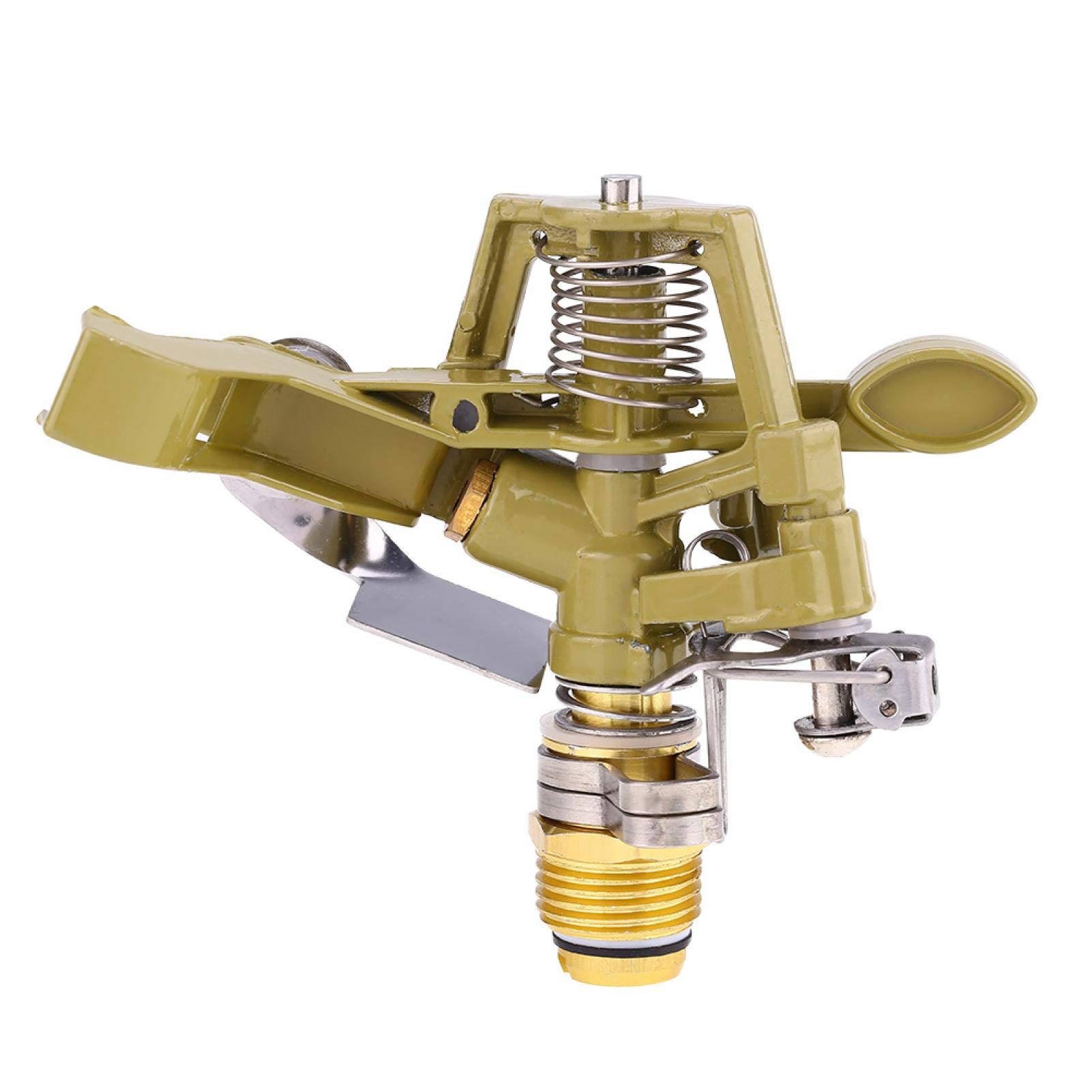Kuuleyn Irrigatore Rotante Zinco 360° 1/2" Giardino 1 Pezzo