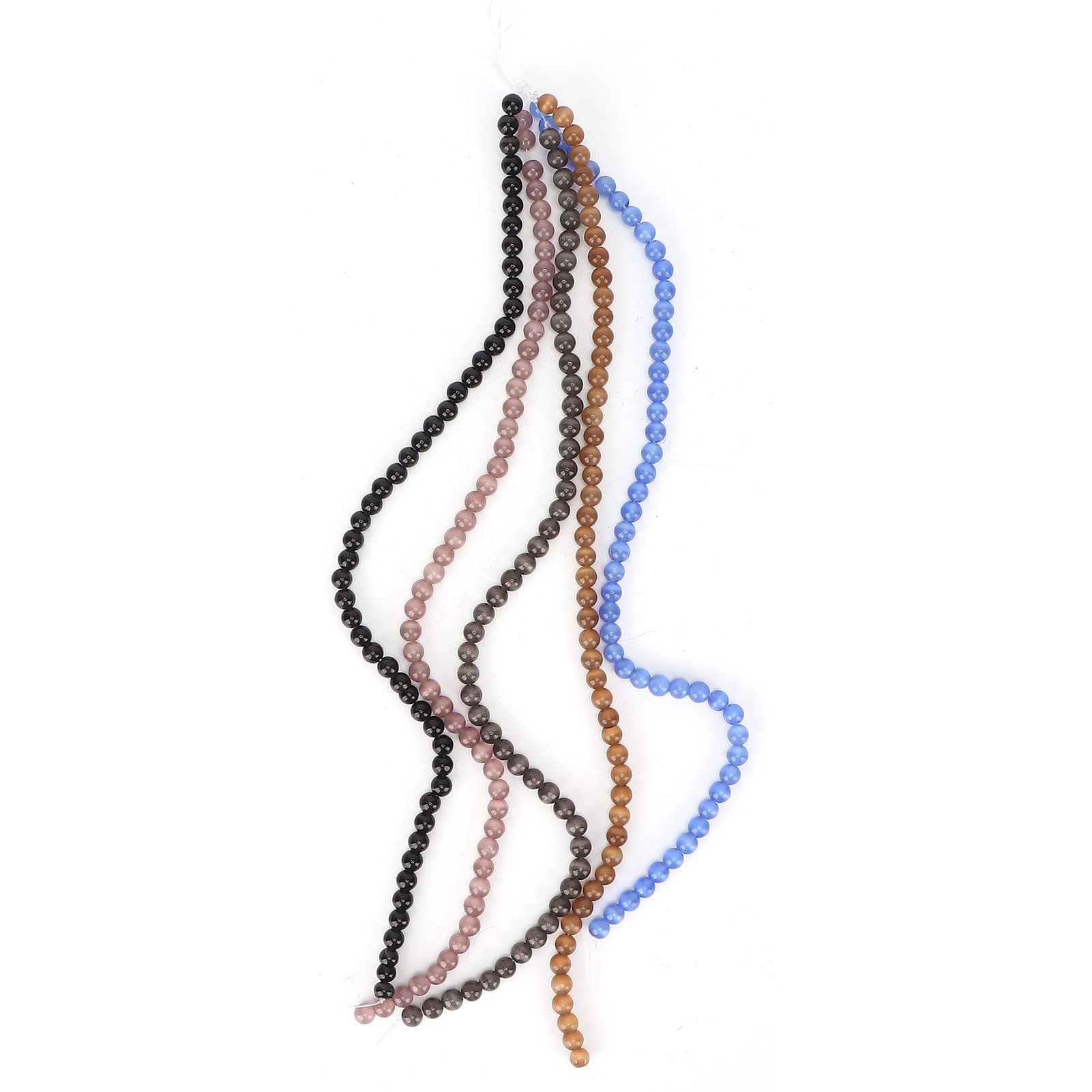 AOWINHIT Perline Pietra Naturale 8 mm 5 Pezzi Lucidate