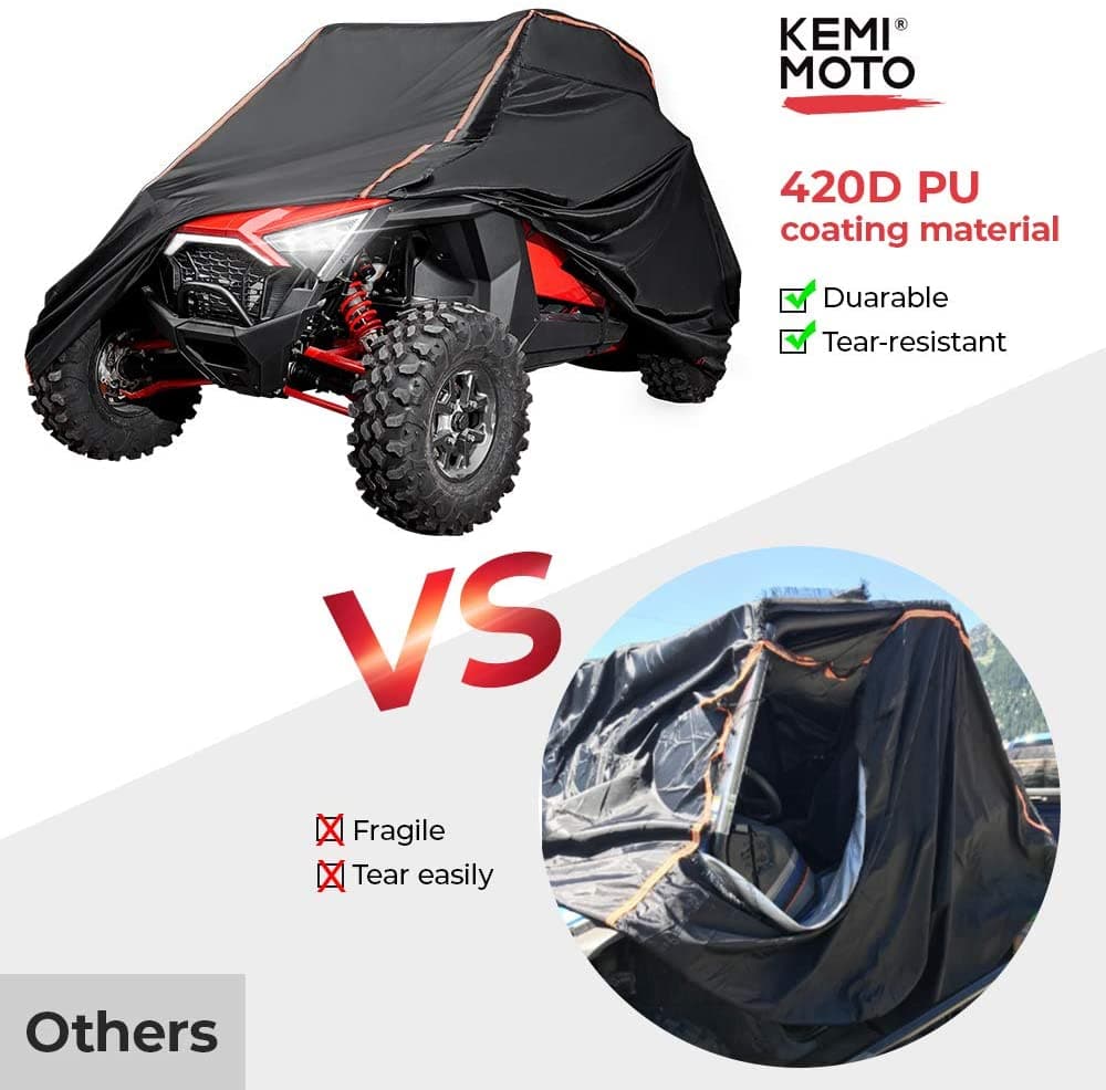 KEMIMOTO Telo Copertura UTV Polaris RZR 420D Impermeabile