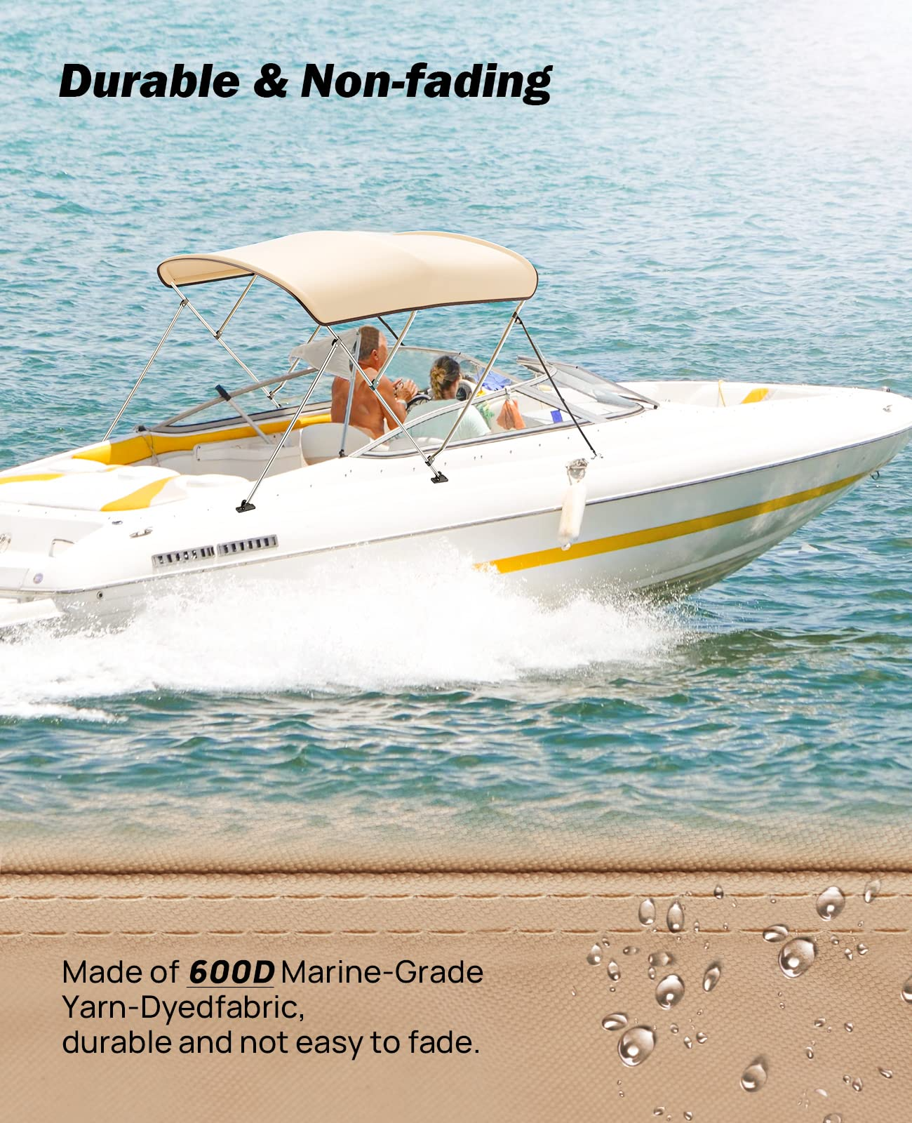 KEMIMOTO 3 Bow Tendalino Barca 183cm Beige 137-152cm