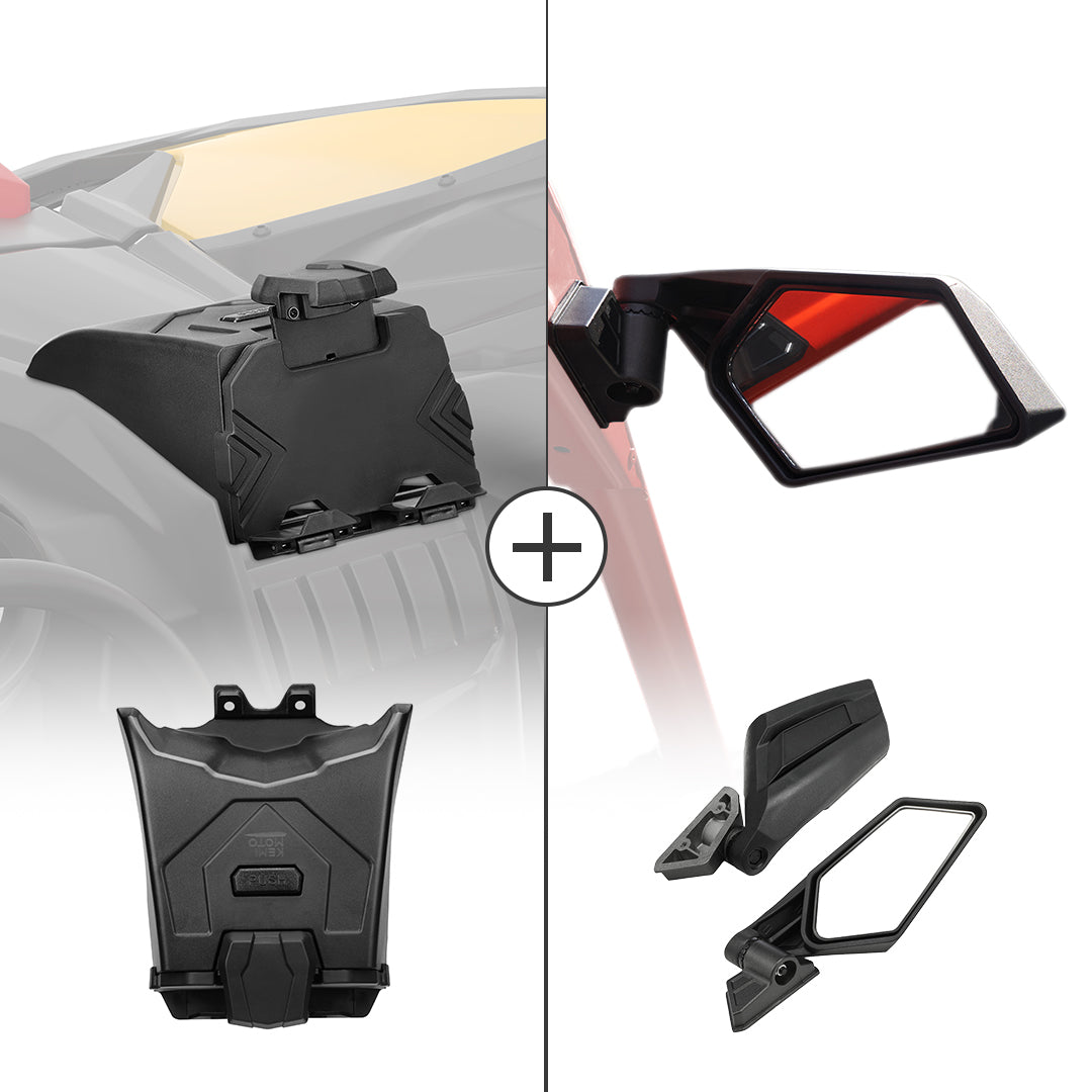 Kemimoto Maverick X3 kit supporto tablet + specchietti laterali