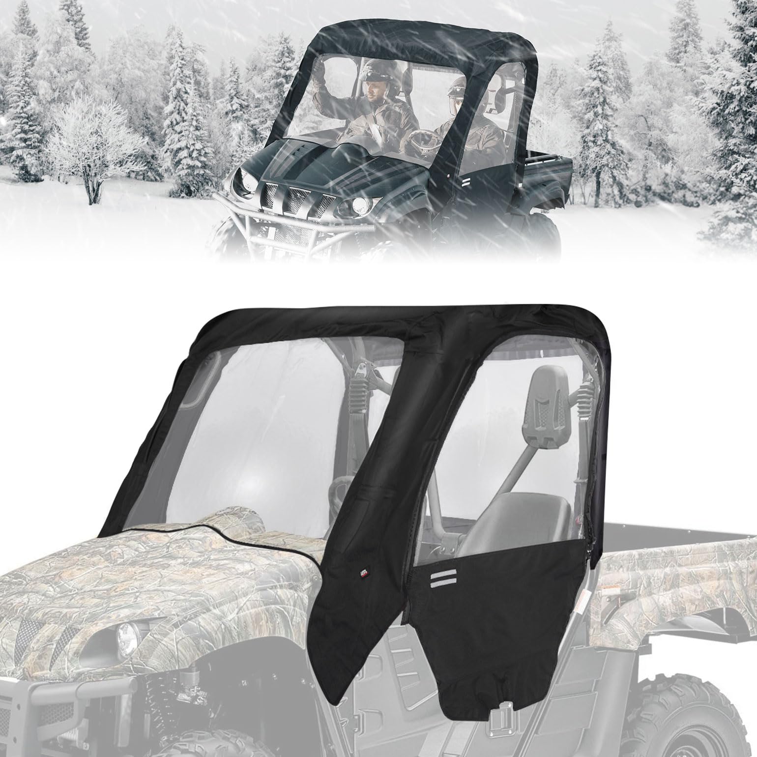 KEMIMOTO Cabina Telonata Yamaha Rhino 900D Impermeabile