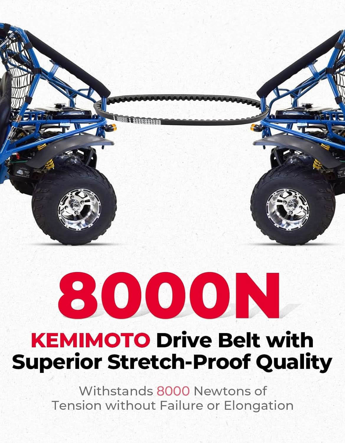 Kemimoto Serie 30 cinghia CVT go-kart 5 strati aramide