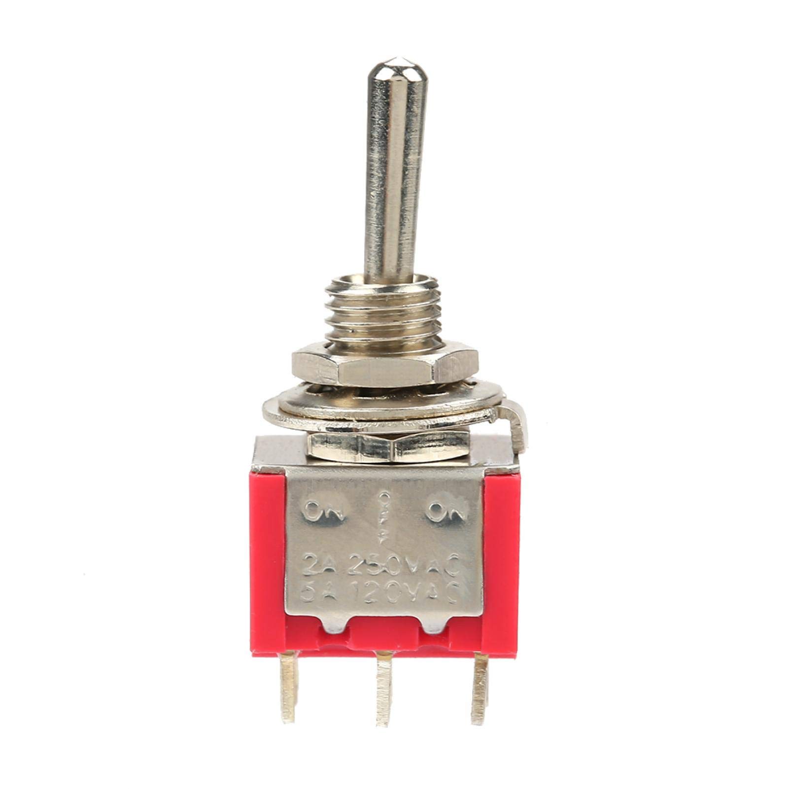 Kuuleyn Interruttore Levetta ON-OFF-ON DPDT 6 Pin 10 Pezzi