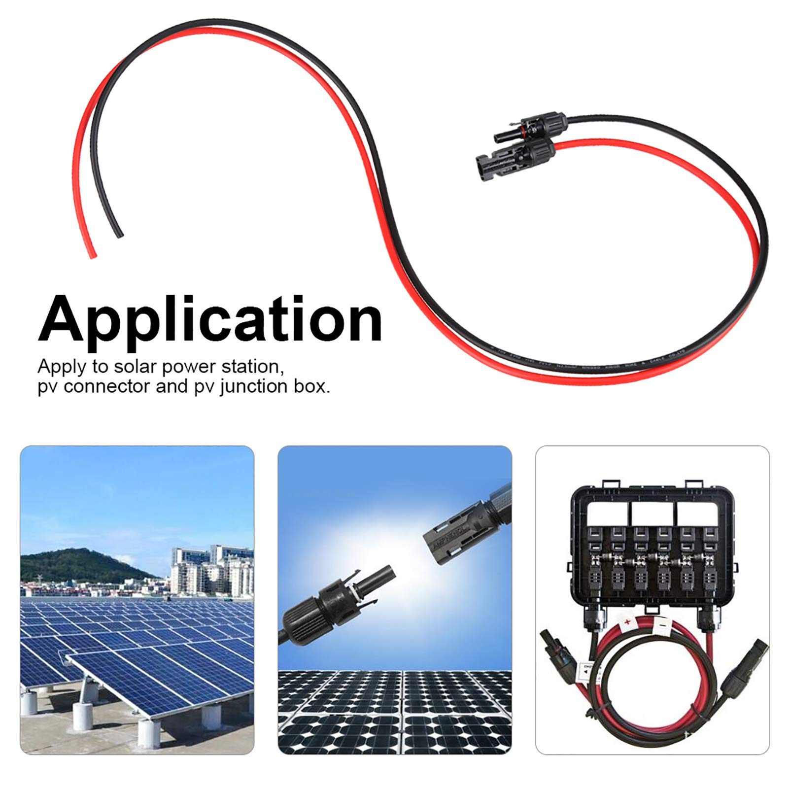 Kuuleyn Cavo solare prolunga 2,5 mm rosso e nero
